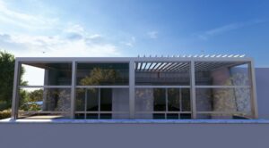 Silver Bioclimatic Awning